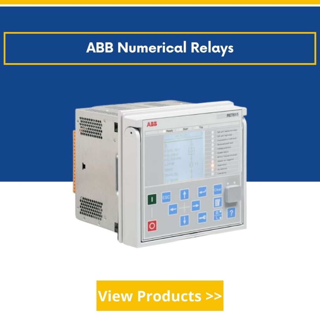 Supplier of ABB Numerical Relays