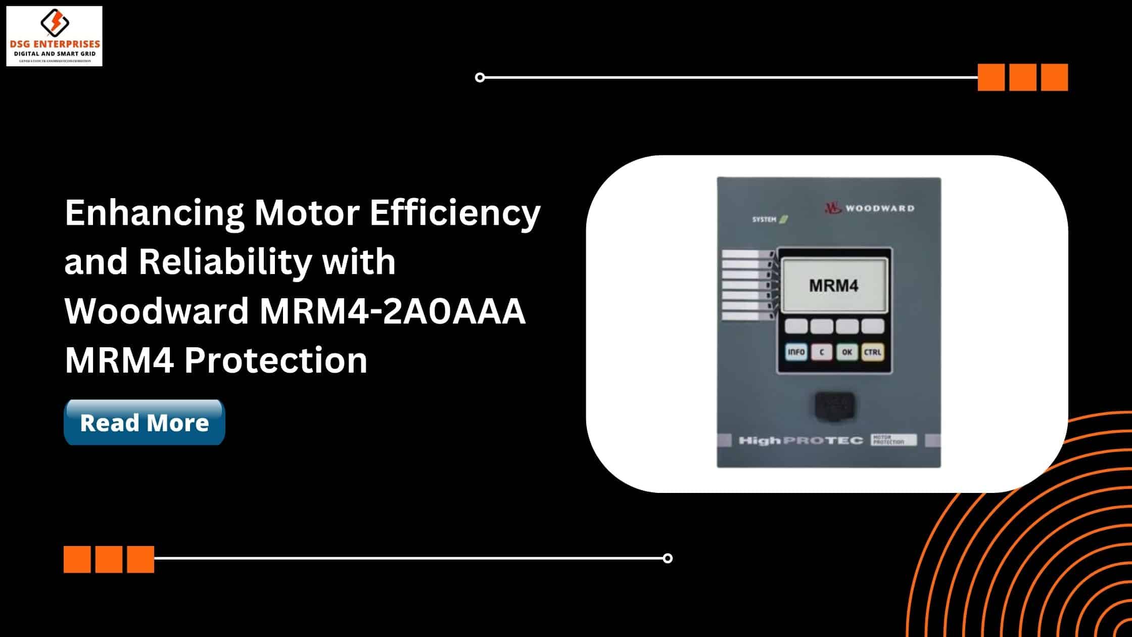 You are currently viewing Enhancing Motor Efficiency And Reliability with Woodward MRM4-2A0AAA MRM4 Protection