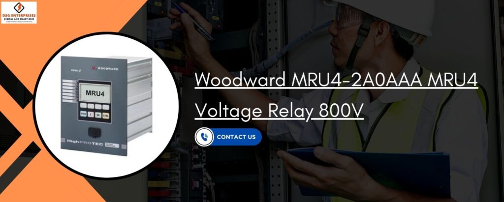 Woodward MRU4 Voltage Relay