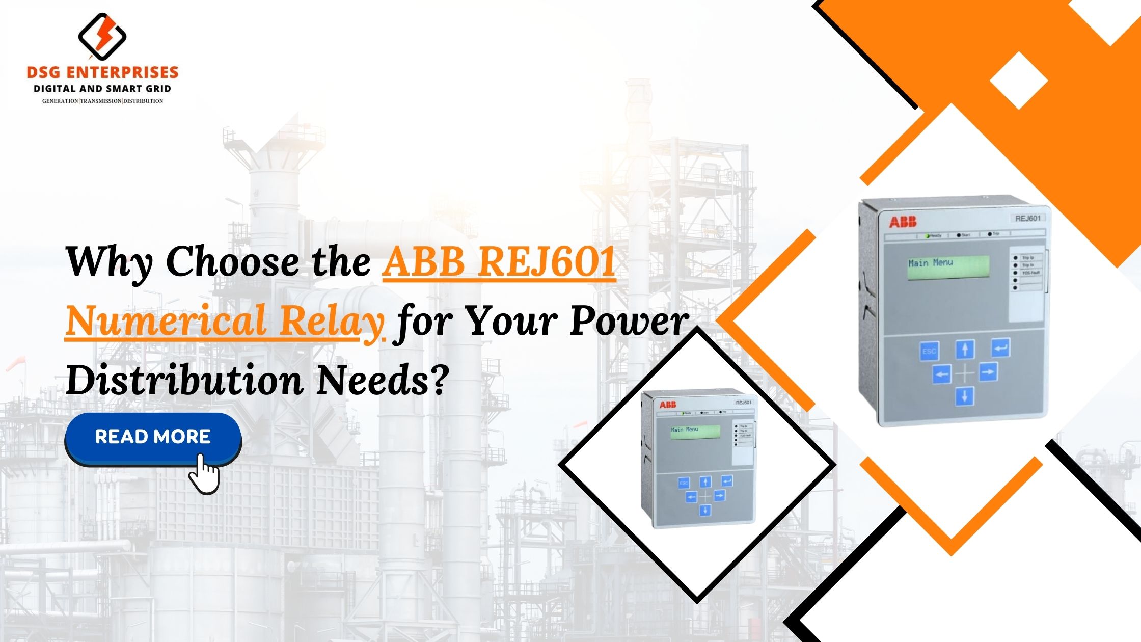 You are currently viewing Why Choose the ABB REJ601 Numerical Relay for Your Power Distribution Needs?