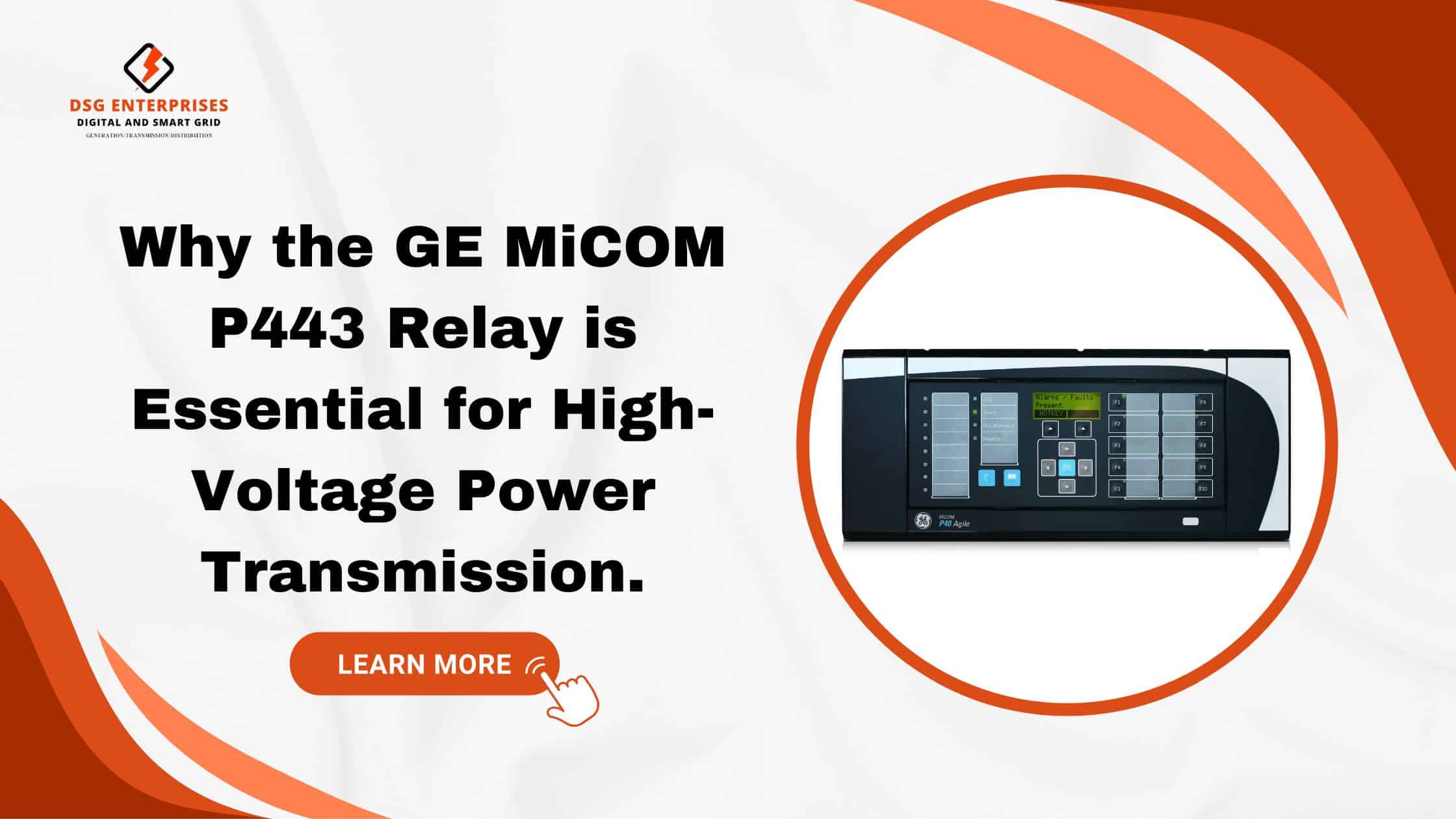 You are currently viewing Why the GE MiCOM P443 Relay is Essential for High-Voltage Power Transmission.