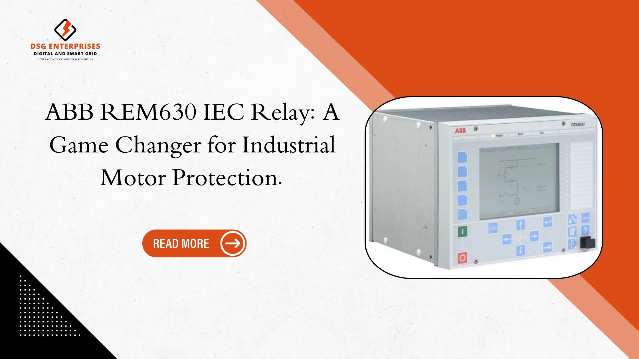 You are currently viewing ABB REM630 IEC Relay: A Game Changer for Industrial Motor Protection.