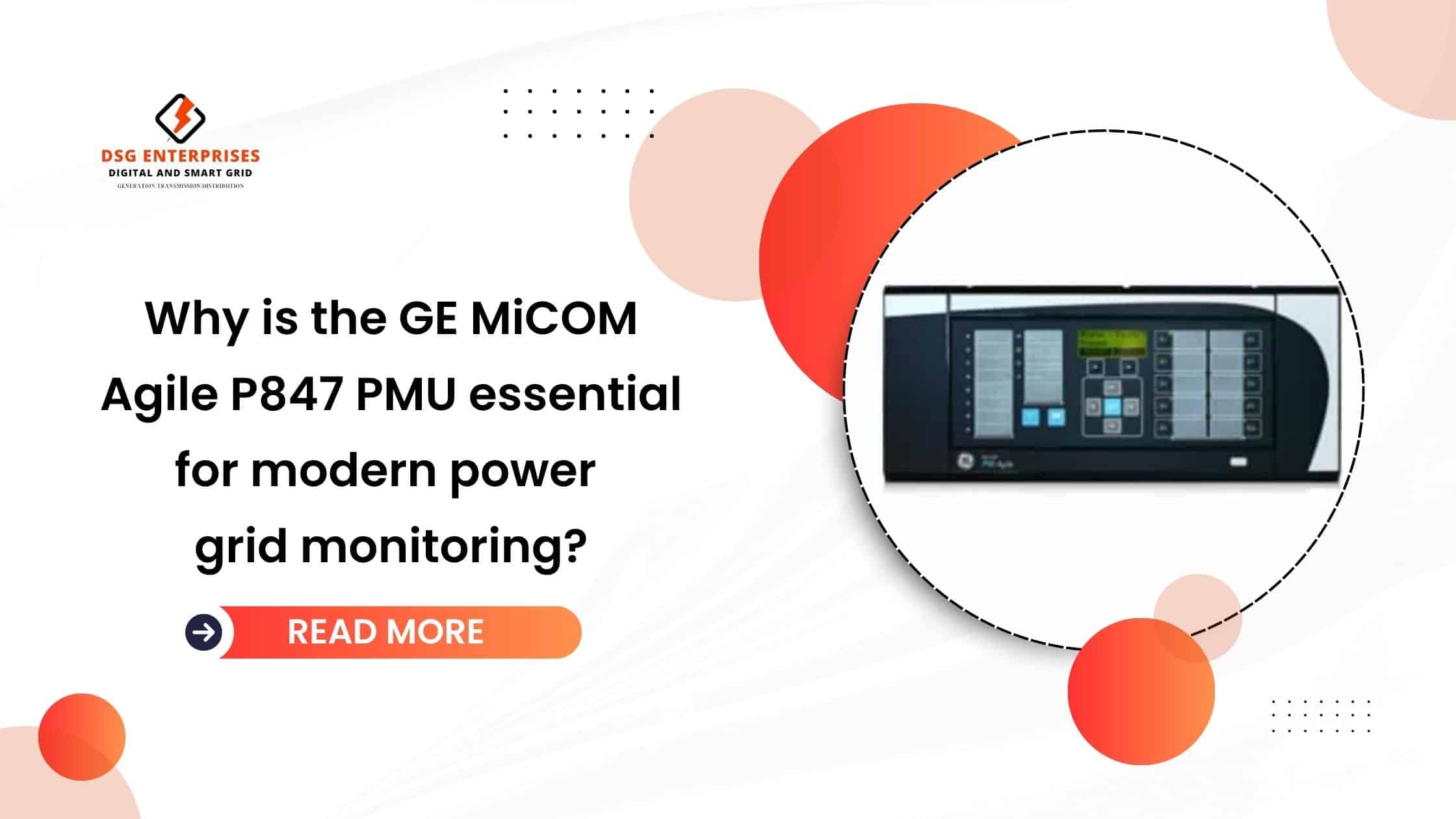 You are currently viewing Why the GE MiCOM P847 Relay PMU is Essential for Modern Power Grid Monitoring