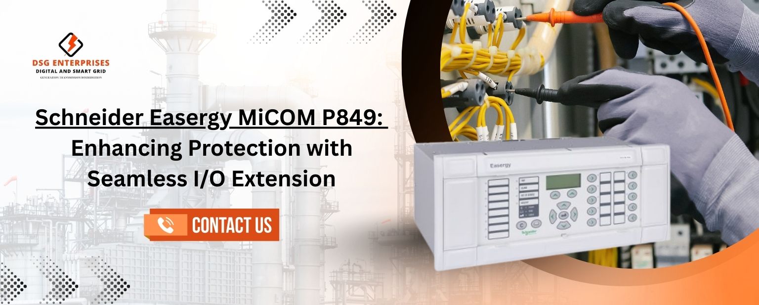 Schneider Easergy MiCOM P849: Protection with I/O Extension