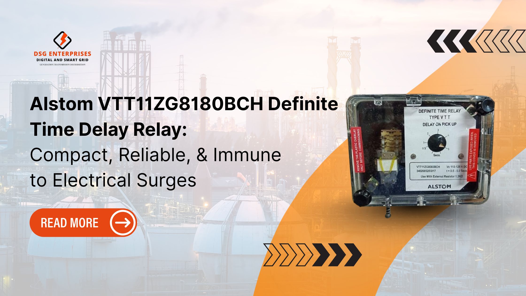 You are currently viewing Alstom VTT11ZG8180BCH Definite Time Delay Relay: Compact, Reliable, & Immune to Electrical Surges