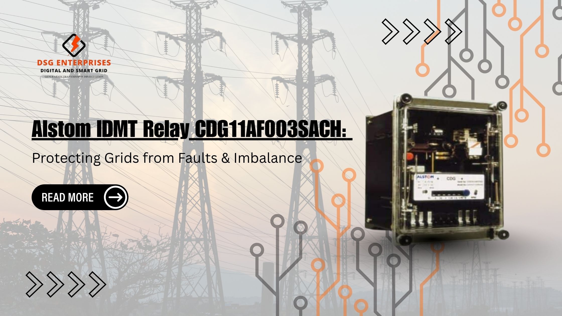 You are currently viewing Alstom IDMT Relay CDG11AF003SACH: Protecting Grids from Faults & Imbalance