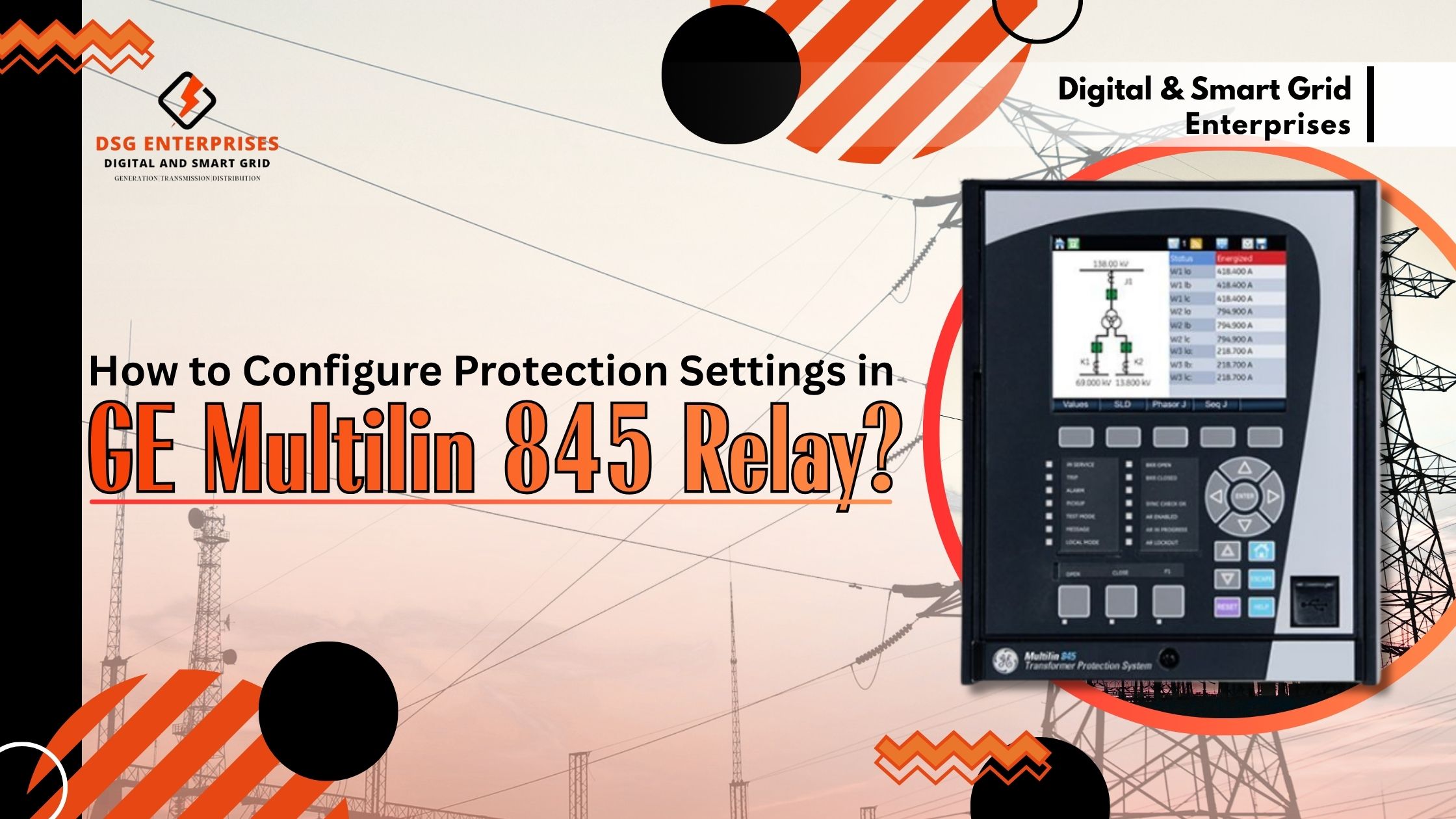 You are currently viewing How to Configure Protection Settings in GE Multilin 845 Relay?