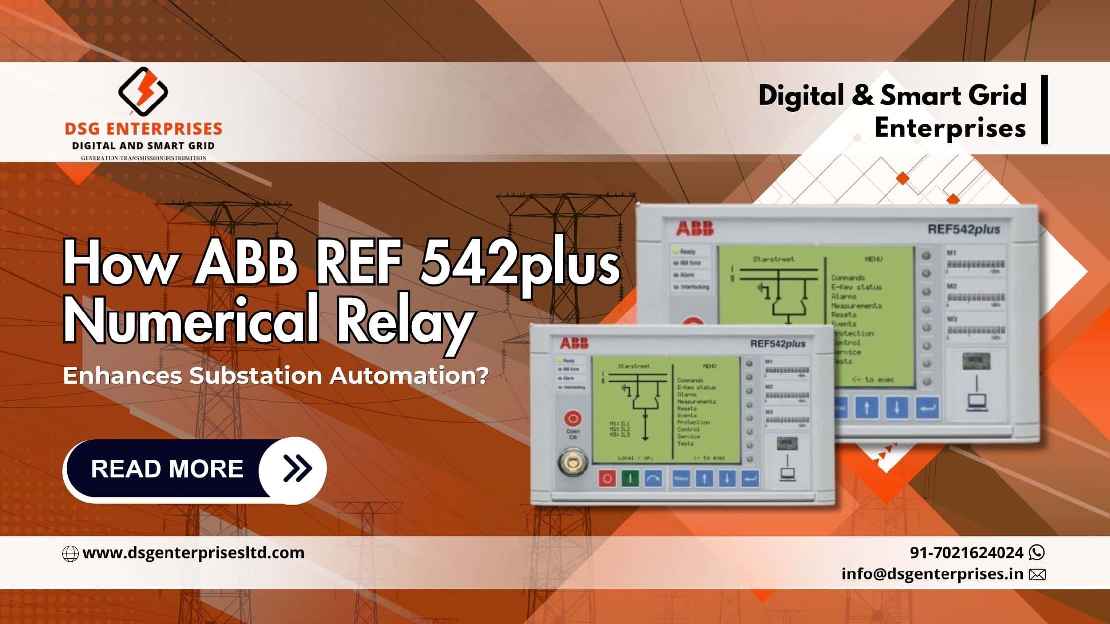 You are currently viewing How ABB REF 542plus Numerical Relay Enhances Substation Automation