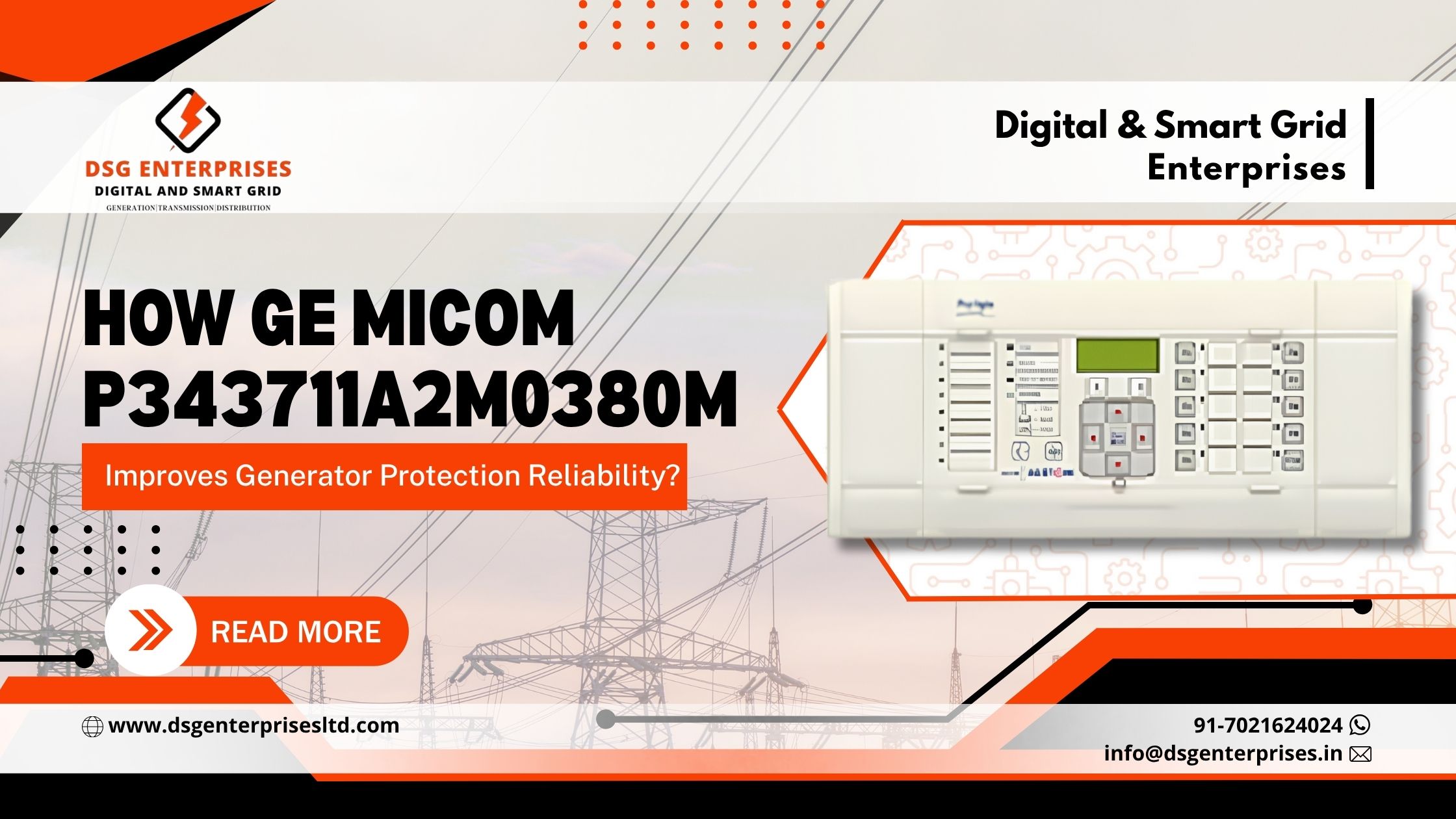 You are currently viewing How GE MiCOM P343711A2M0380M Improves Generator Protection Reliability