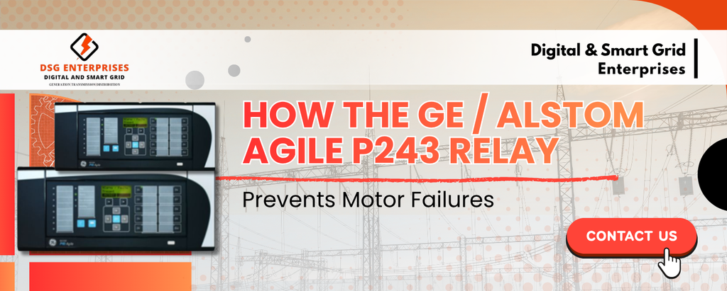 GE P243 Motor Protection Relay 