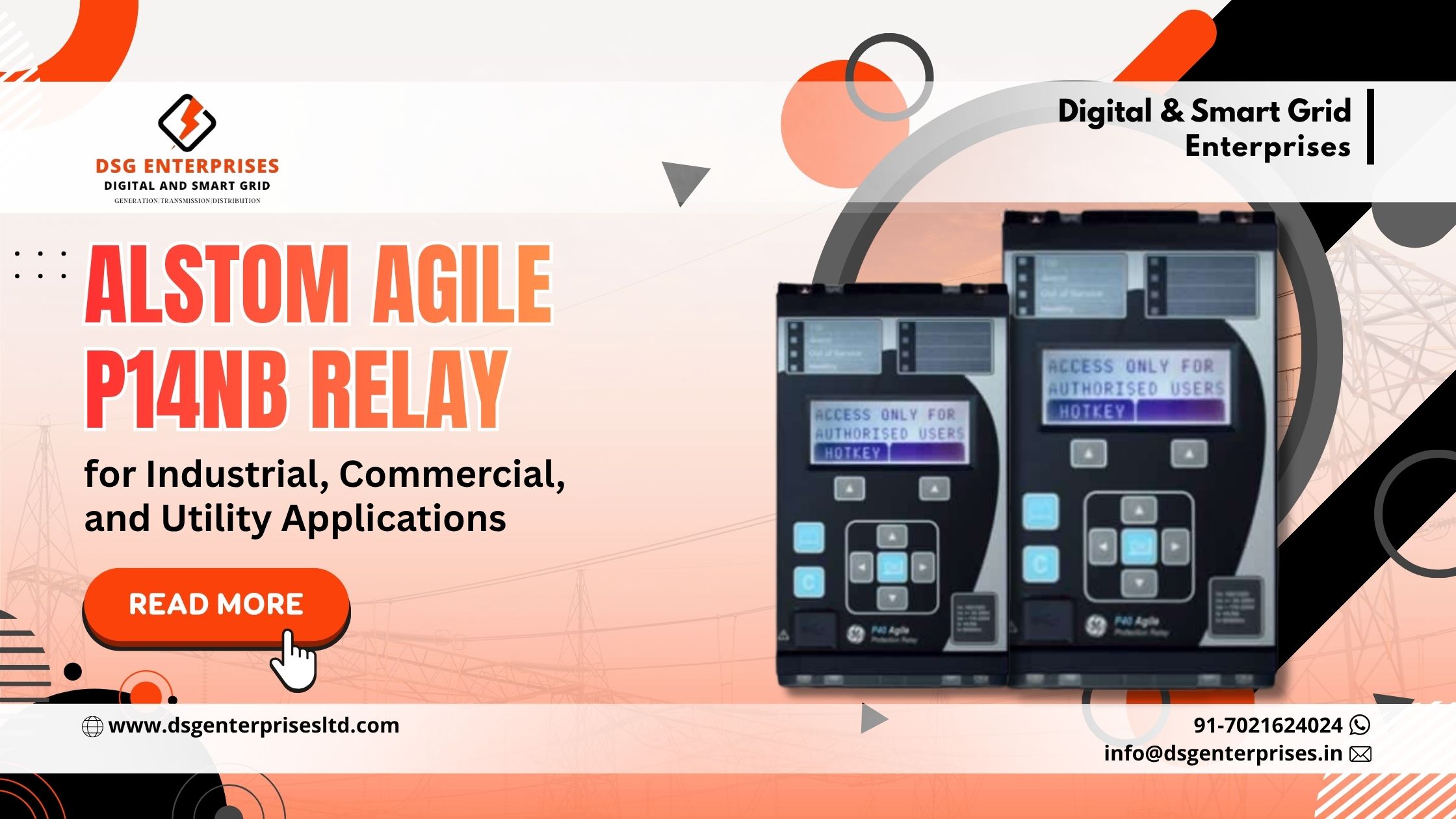 You are currently viewing GE Alstom P14NB Relay for Industrial, Commercial, and Utility Applications