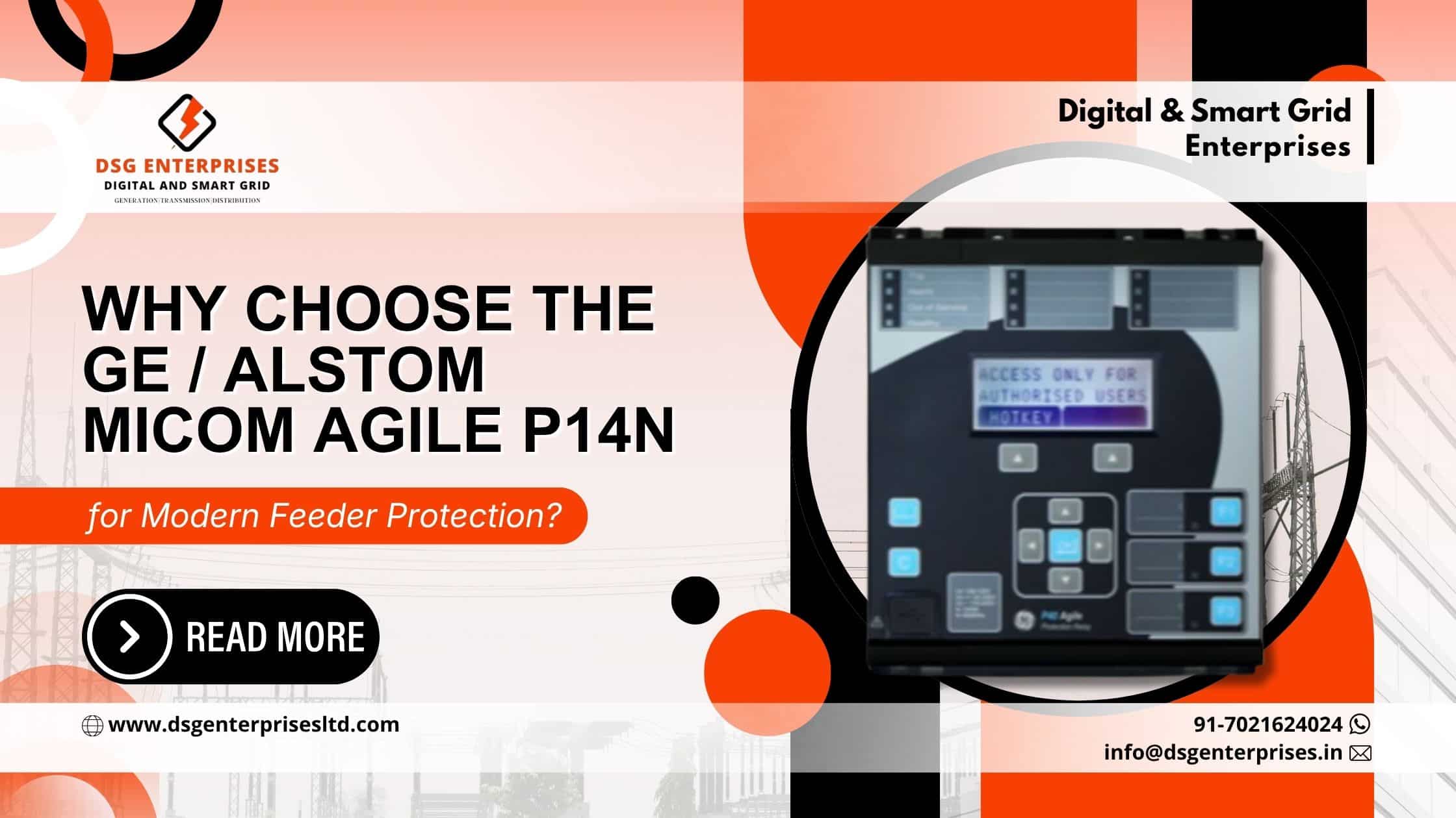 You are currently viewing Why Choose the GE / Alstom MiCOM Agile P14N for Modern Feeder Protection?