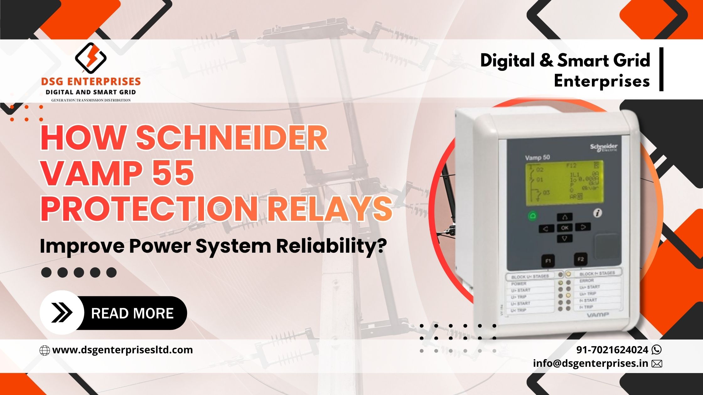 You are currently viewing How Schneider VAMP 55 Protection Relays Improve Power System Reliability