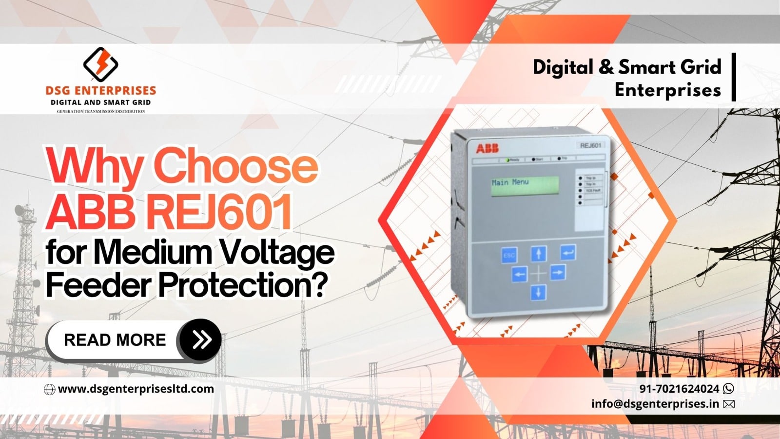 You are currently viewing Why Choose ABB REJ601 for Medium Voltage Feeder Protection?