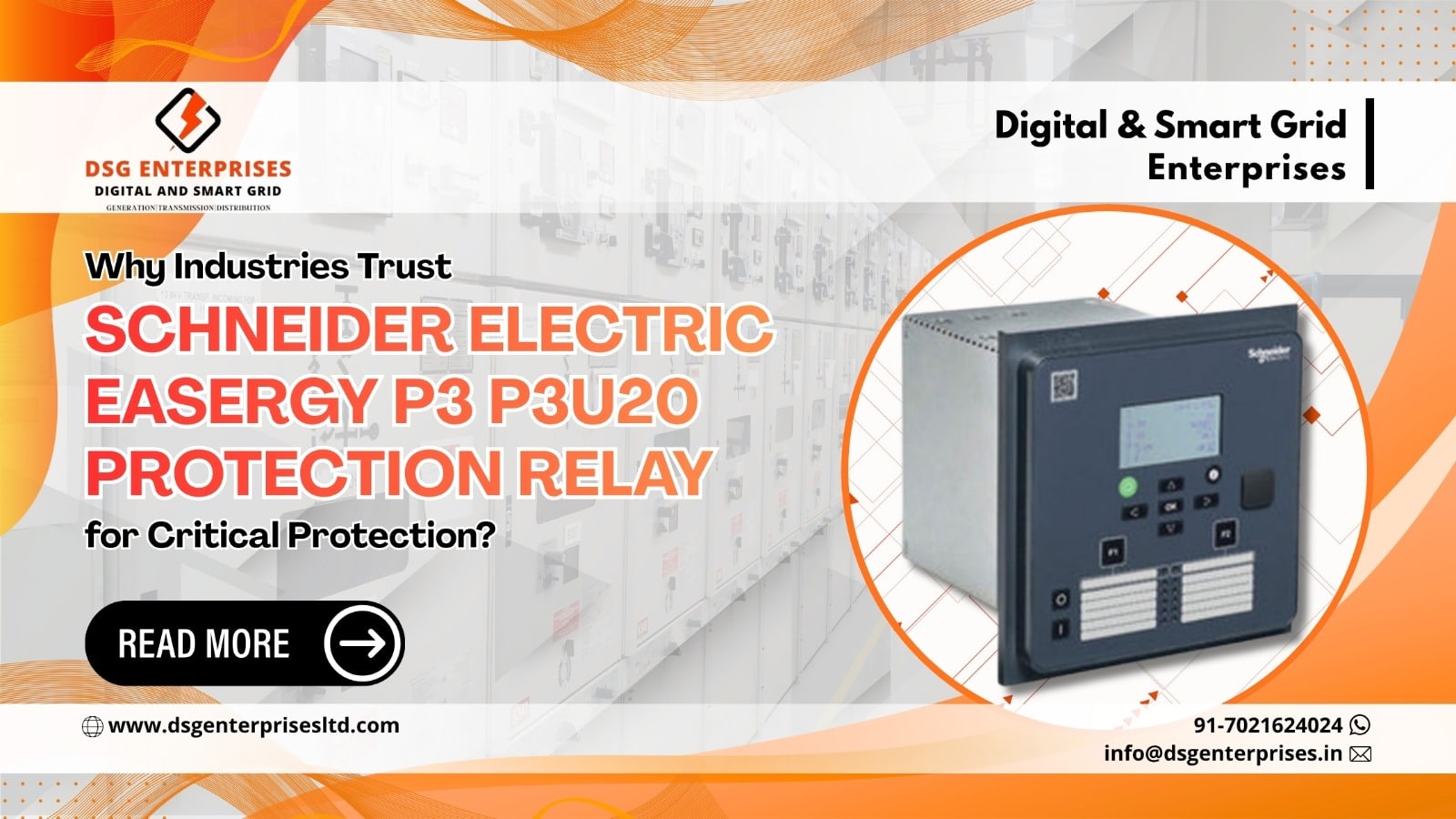 You are currently viewing Why Industries Trust Schneider Electric Easergy P3 P3U20 Protection Relay for Critical Protection?