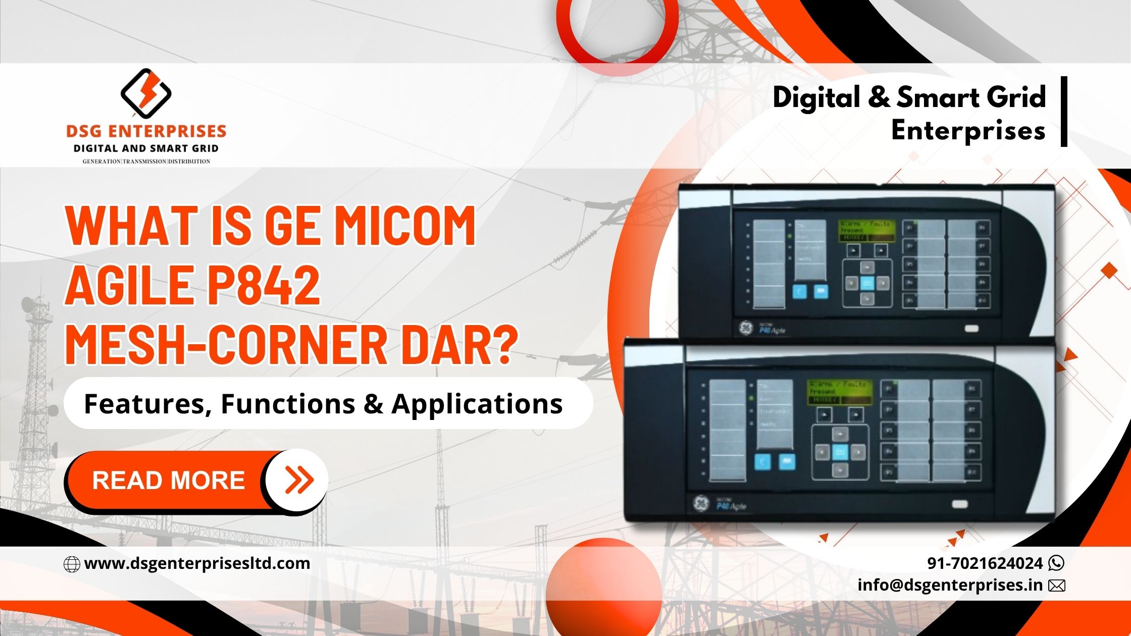 You are currently viewing What Is GE MiCOM Agile P842 Mesh-Corner DAR? Features, Functions & Applications