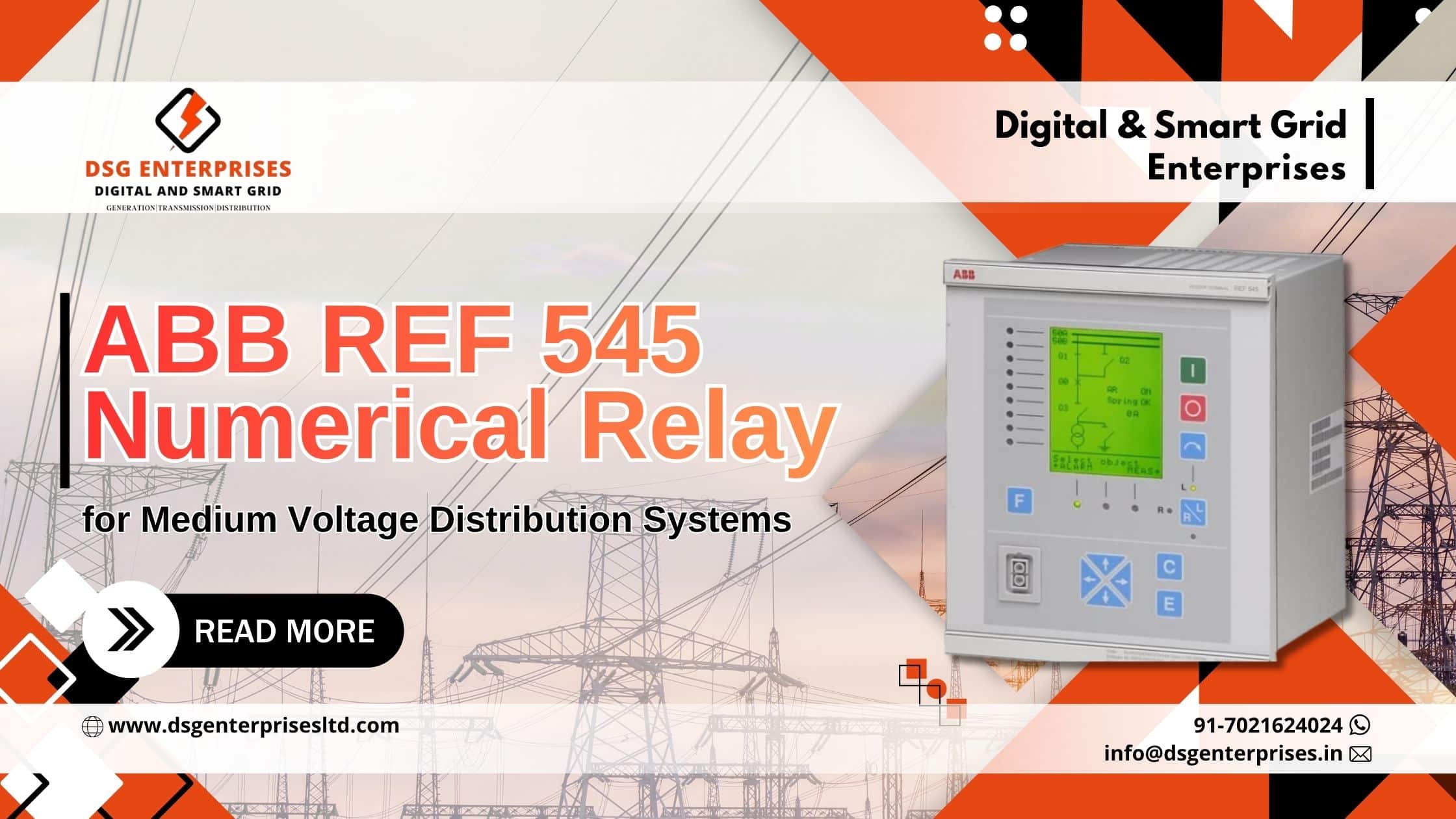You are currently viewing ABB REF 545 Numerical Relay for Medium Voltage Distribution Systems