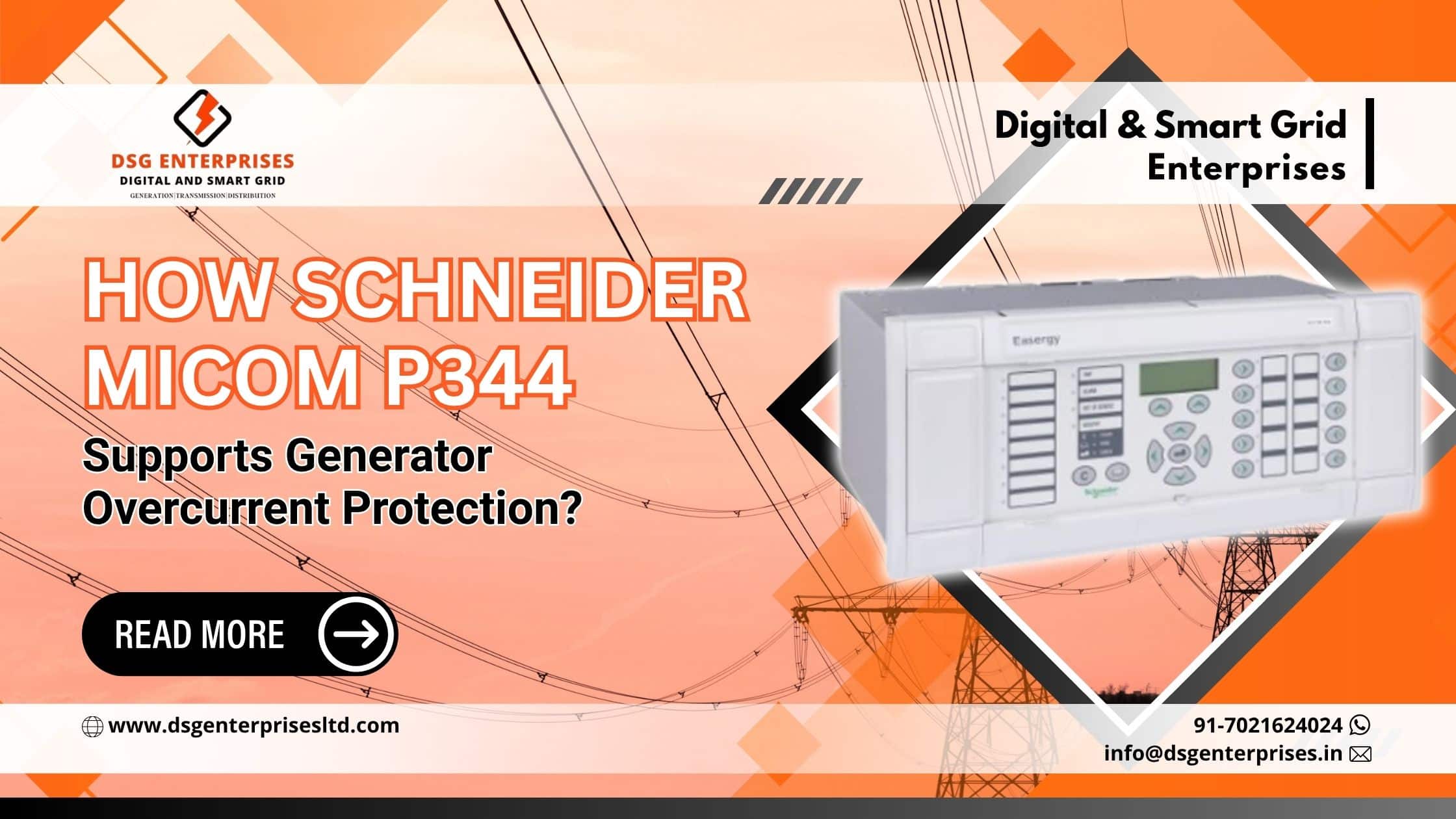You are currently viewing How Schneider MiCOM P344 Supports Generator Overcurrent Protection