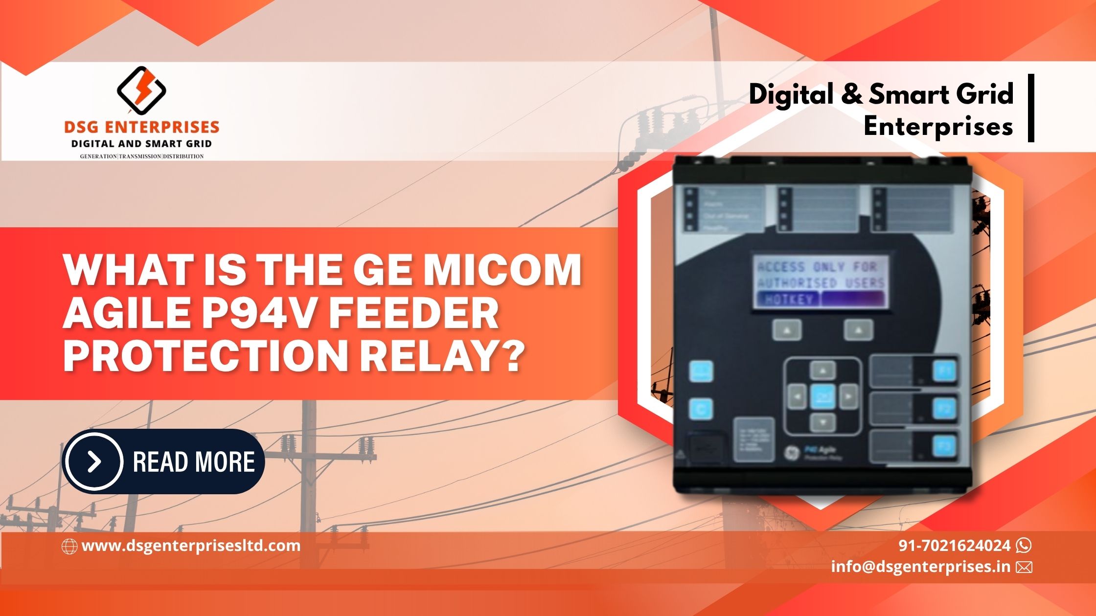 You are currently viewing What Is the GE MiCOM Agile P94V Feeder Protection Relay?