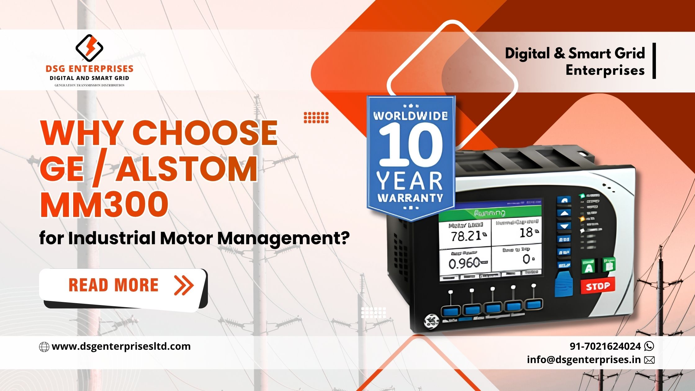 You are currently viewing Why Choose the GE Alstom MM300 Relay for Industrial Motor Management?
